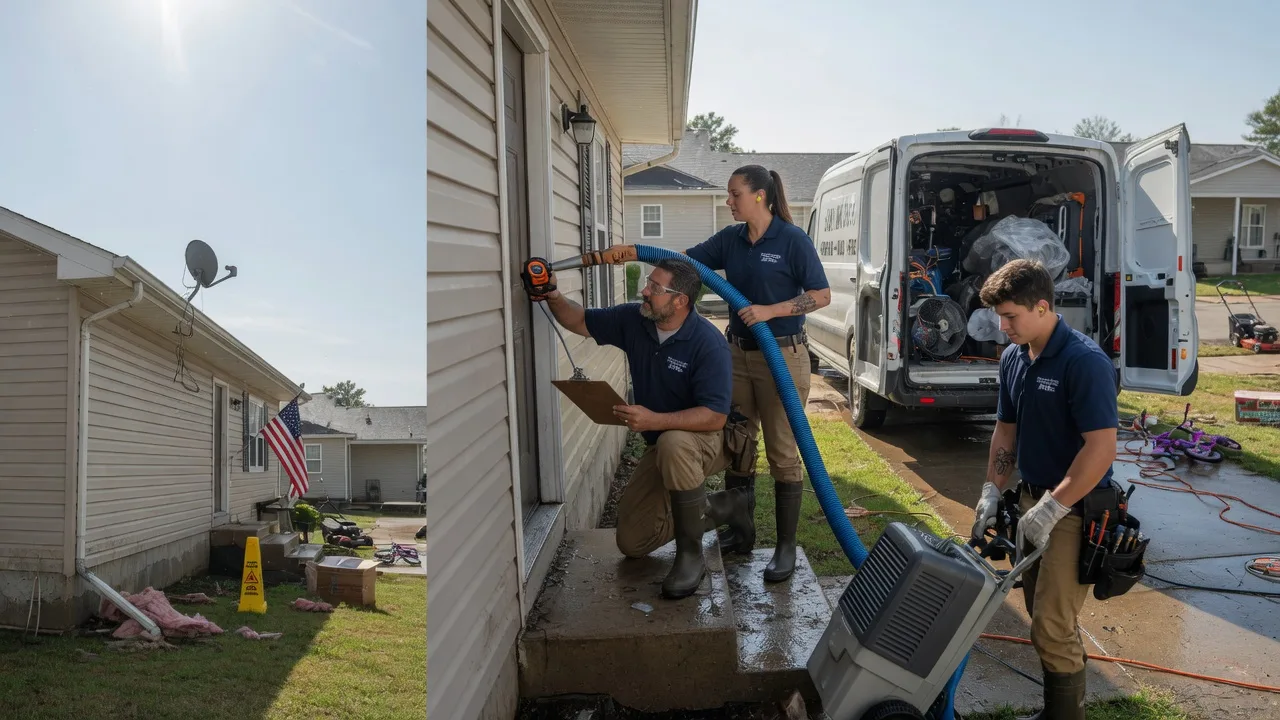 Ceiling Water Damage Restoration in Dry Prong, LA near me